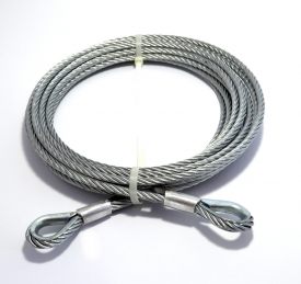 Tažné ocelové lano 5 mm, očnice-očnice (tažná lana)